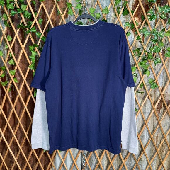 Vintage Y2K Dallas Cowboys NFL double layer thermal T-shirt - Picture 2 of 4